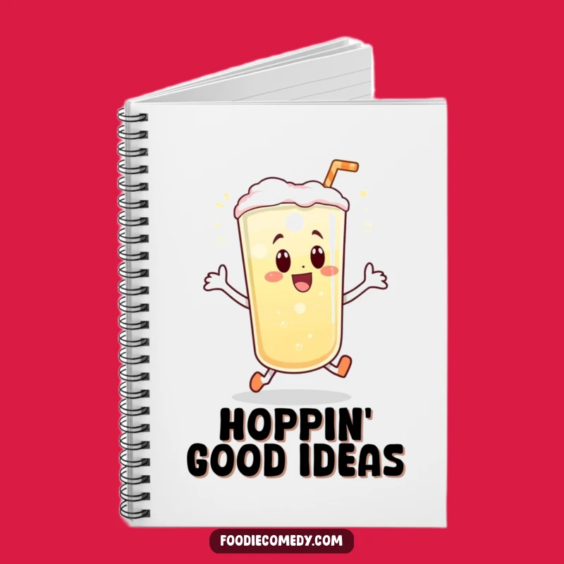 Funny Beverage Hop Notebook: Jot Down Ideas with Bubbly Style