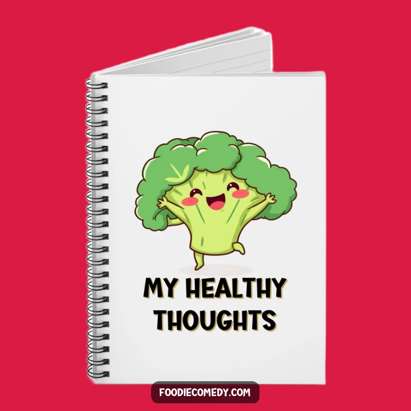 Funny Broccoli Dance Notebook: Jot Down Ideas with Healthy Flair