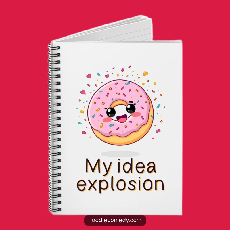 Funny Donut Confetti Notebook: Jot Down Your Sweetest Ideas