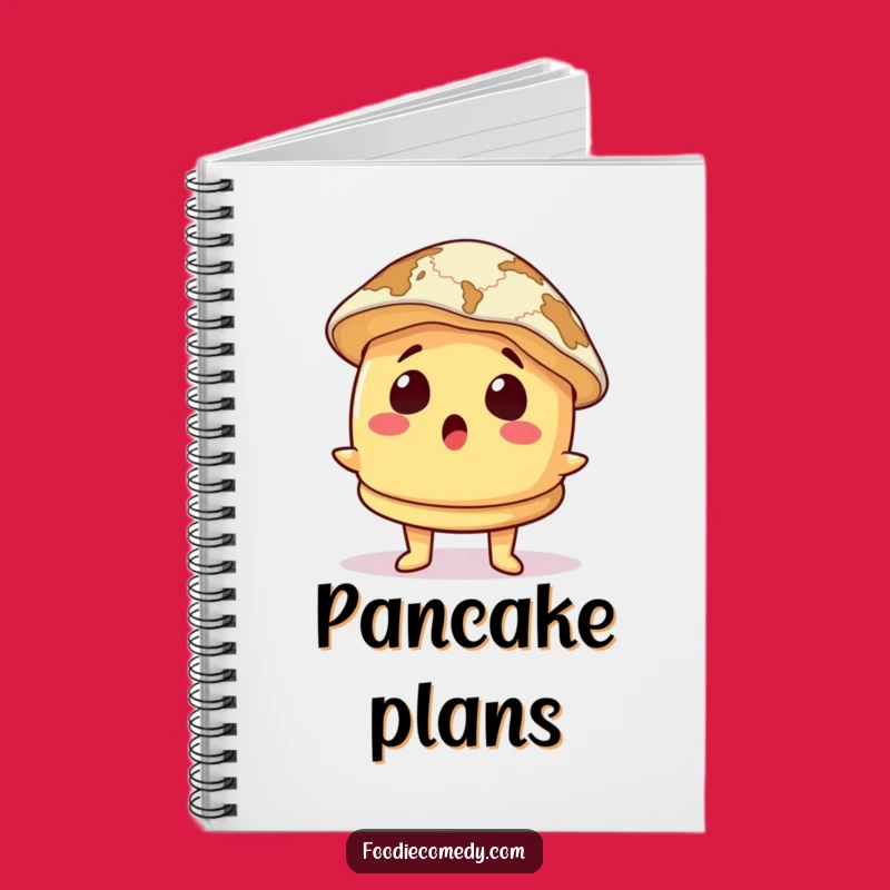 Funny Surprised Pancake Notebook: Map Your Ideas! A Hilarious Stationery Gift