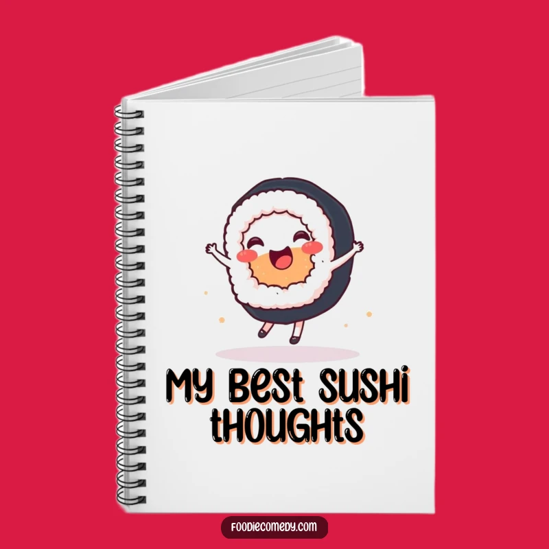 Funny Sushi Ballet Dancer Notebook: Capture Your Ideas with Graceful Humor!