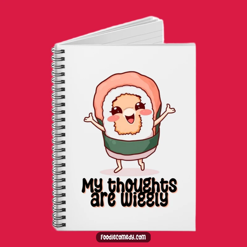 Funny Sushi Roll Groovy Dance Notebook: Journal Your Moves with This Comical Character