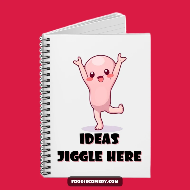 Funny Wobbly Jelly Handstand Notebook: Jot Down Ideas with Hilarious Wobble