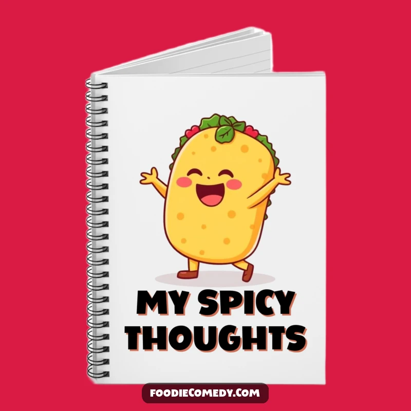 Funny Taco Salsa Dance Notebook: Jot Down Fiesta Ideas, Perfect Gift