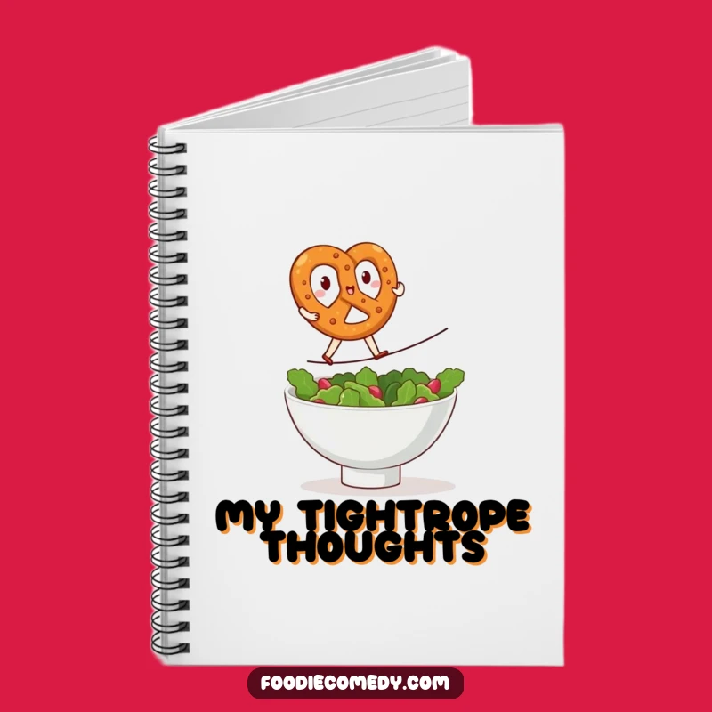 Funny Kawaii Pretzel Balance Notebook: Hilarious Journal for Bold Ideas