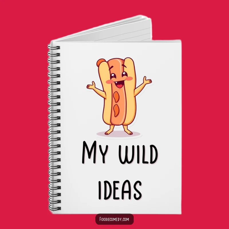 Funny Hot Dog Charleston Notebook: Jot Down Ideas with Dance Flair, Gift!