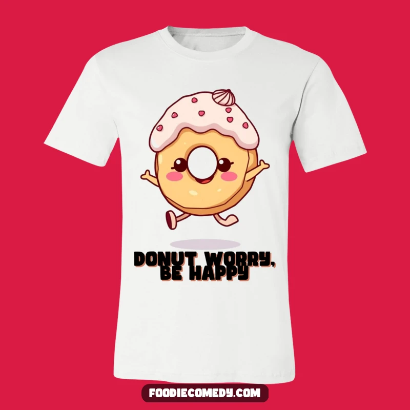 Funny Donut Skipping T-Shirt: Wear Your Joyful Spirit Proudly!
