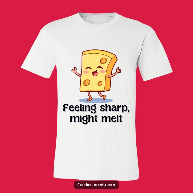 Funny Tango Cheese Slice T-Shirt: Wearable Humor for Dance-Loving Foodies