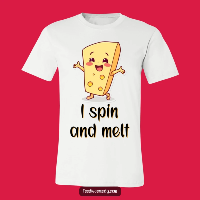 Funny Cheese Breakdance T-Shirt: Groovy and Humorous Gift for Party Goers
