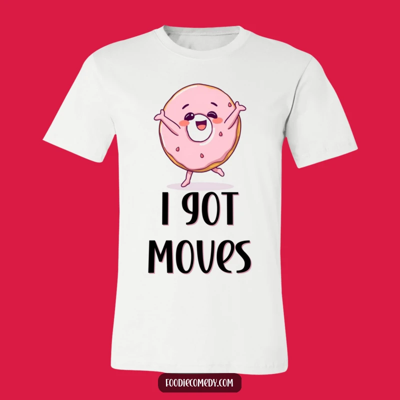 Funny Donut Breakdance T-Shirt a Hilarious Graphic Tee for Foodie Fun