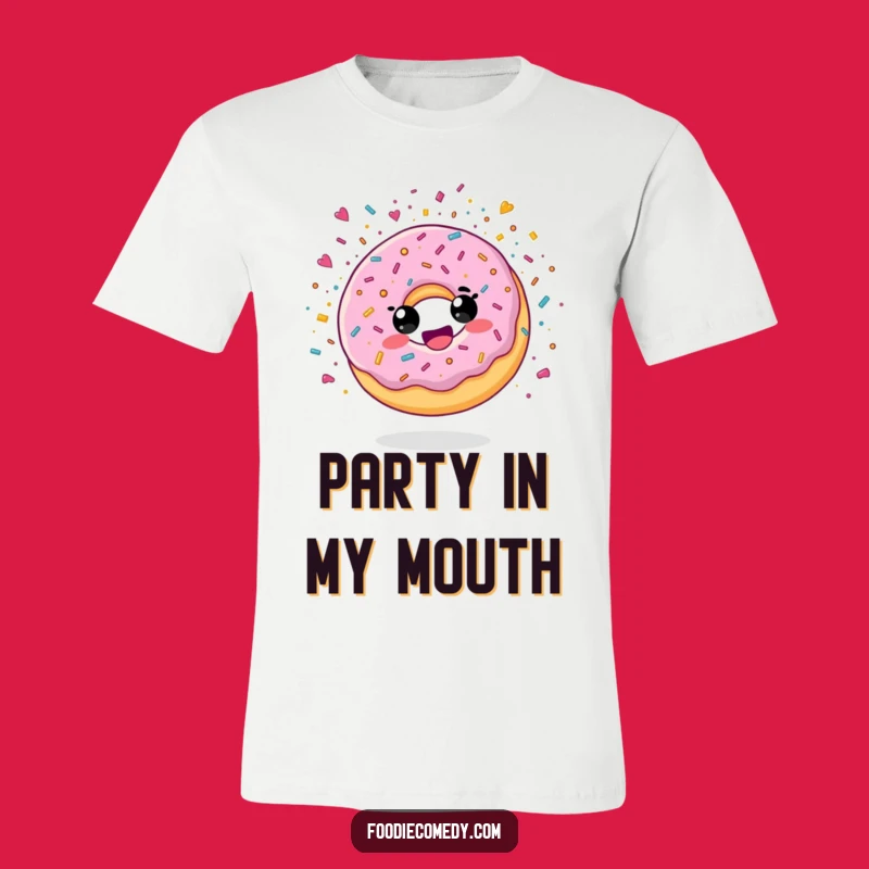 Funny Donut Confetti Shirt: Wear Your Sweetest Celebrations with Pride