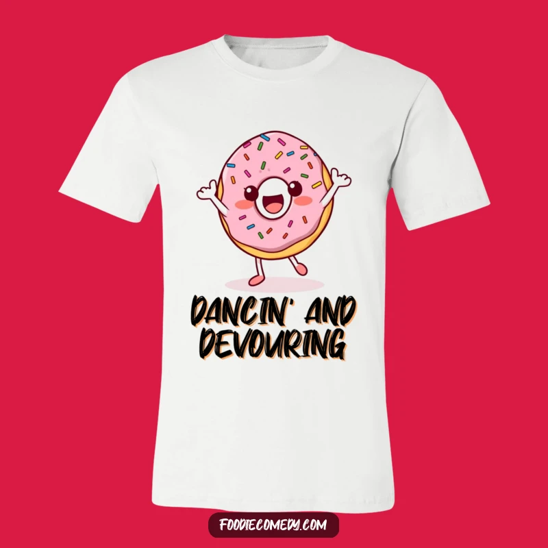 Funny Happy Donut Dance T-Shirt: Wear Your Funky Style