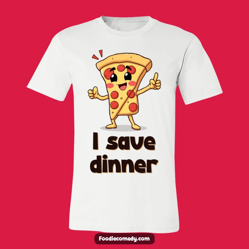 Funny Pizza Slice Hero Shirt: Mighty Foodie Tee, Perfect Funny Gift for Pizza Fans