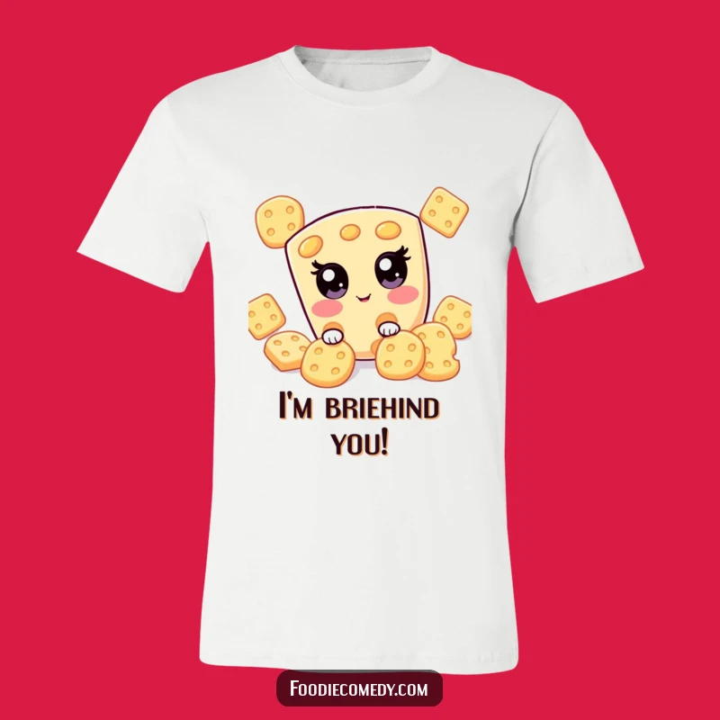 Funny Kawaii Cheese Slice Tee, a Hilarious Hide-and-Seek T-Shirt Gift