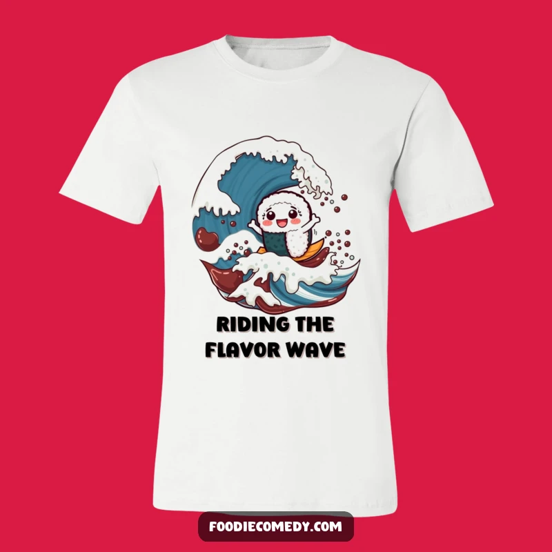Funny Sushi Wave Shirt: Ride the Flavor Tide in Style