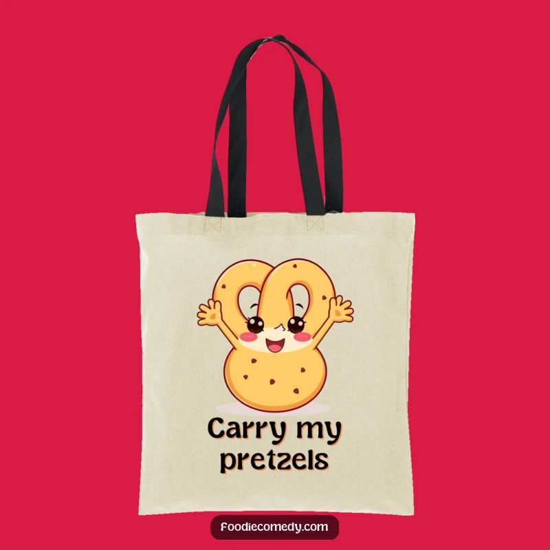 Funny Pretzel Boogie Tote Bag - Carry Your Moves!