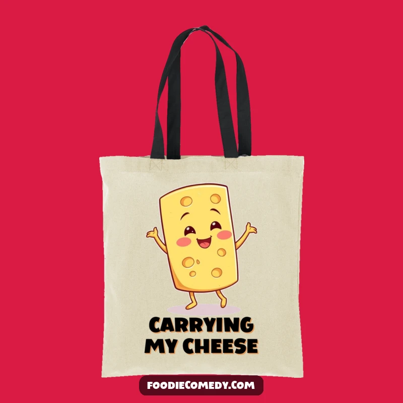 Funny Cheese Jig Tote Bag - Carry Your Quirky Style