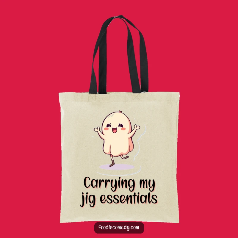 Funny Wobbly Jelly Jig Tote Bag: Carry Your Bouncy Style