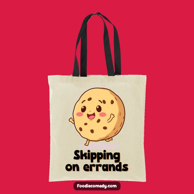 Funny Cookie Skip Tote Bag: Carry Your Day with Sweet, Cheerful Style
