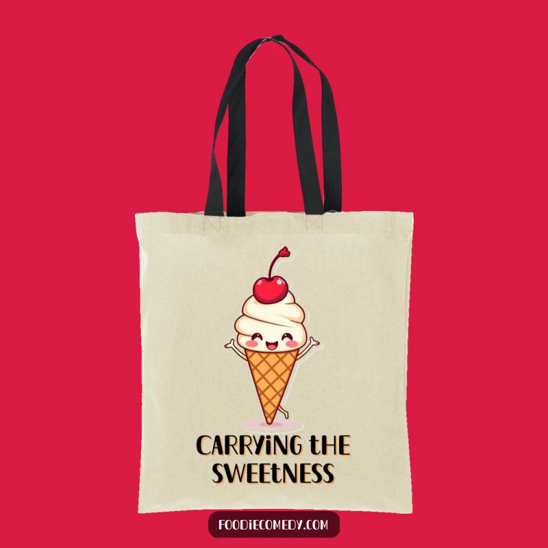 Funny Ice Cream Tote Bag - Carry Sweetness with Happy Jig Style Gift
