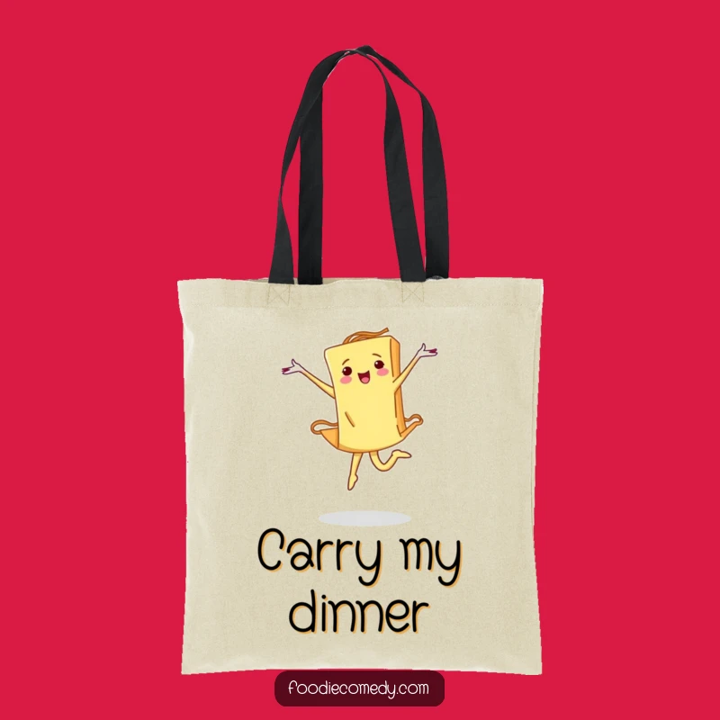 Funny Pasta Ballet Tote Bag: Carry Your Passion with Culinary Style