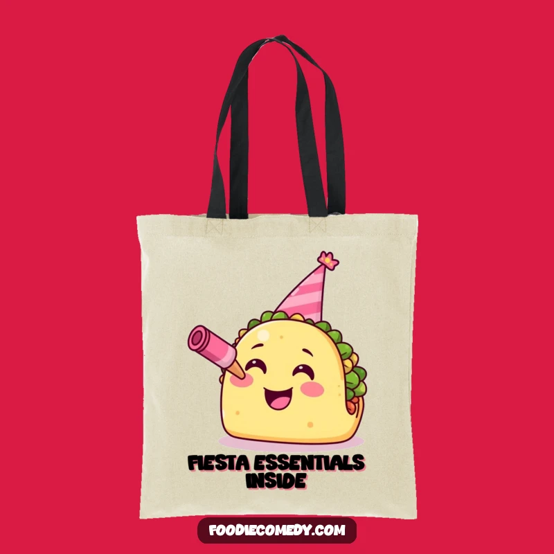 Funny Taco Tote Bag: Fiesta Party Taco Carryall, Stylish and Humorous Gift