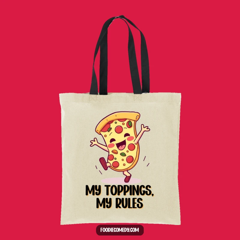 Funny Pizza Breakdance Tote Bag: Hilarious Carry-All for Foodies