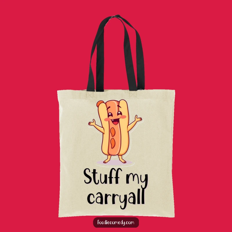 Funny Hot Dog Charleston Tote Bag: Carry Your Fun, Perfect Humorous Gift!